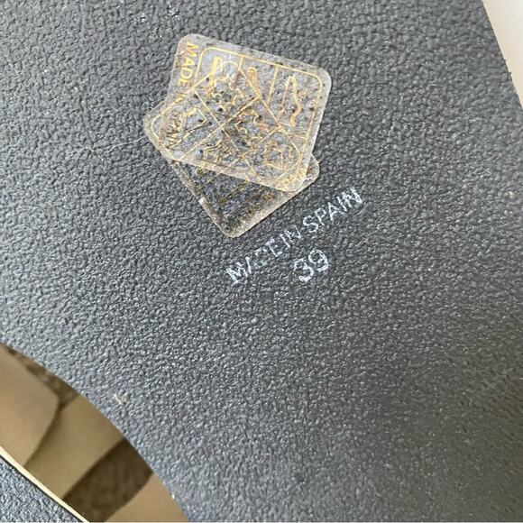 Free People Fisherman Platform Bone Leather Sandals size 39 size 9 - Picture 8 of 8